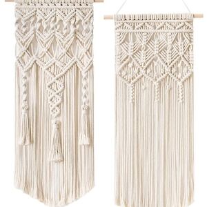 Elegant Cream Macrame Wall Hanging